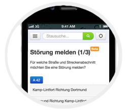 Staus selber über Handy melden